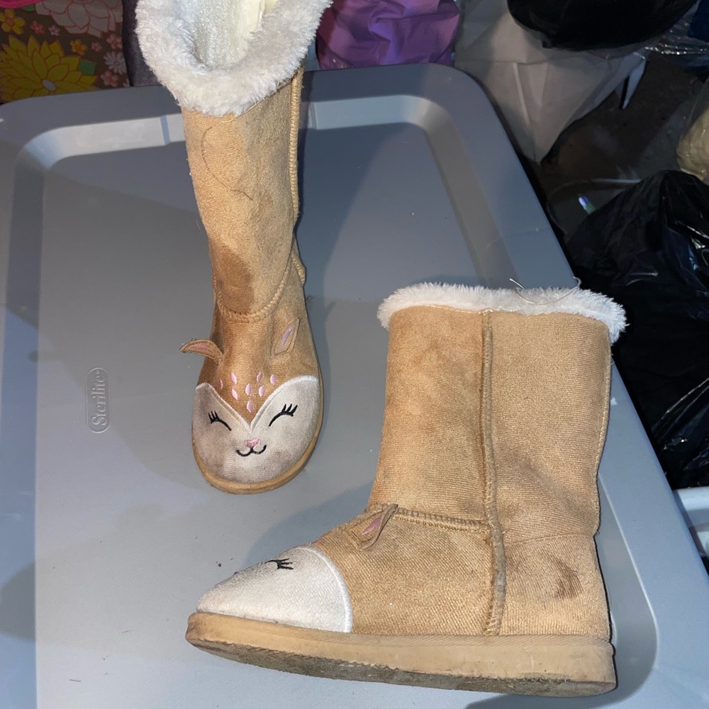 Girls Size 13 Deer Boots